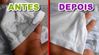 COMO TIRAR MANCHAS DE ROUPAS COM APENAS 3 INGREDIENTES CASEIRO [upl. by Trever]