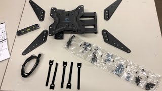 TV Wall mount unboxing and install Review [upl. by Armington]