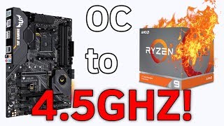 3900X 45GHz Overclocking Guide ASUS X570 TUF Gaming [upl. by Schluter350]