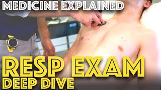 Respiratory Examination Explained  Clinical Skills Deep Dive  Medical School Revision  Dr Gill [upl. by Ardnoet]