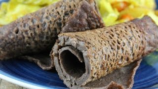 How to Make Injera Ethiopian Flatbread [upl. by Hplar815]