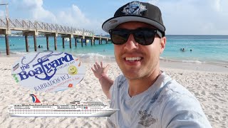 BARBADOS BOATYARD FROM CRUISE SHIP Amazing Beach Cruise VLOG [upl. by Anasiul]