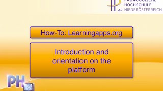 HowTo Learningappsorg  Introduction [upl. by Onek]