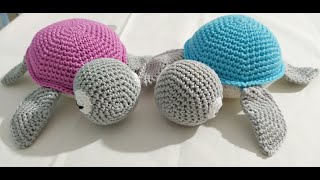 Tartarughe Amigurumi  Crochet TUTORIAL [upl. by Anillehs240]