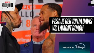 Pesaje Gervonta Davis vs Lamont Roach [upl. by Hudis]