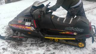 1997 SkiDoo Mach Z 800 Triple Cold Start [upl. by Naylor]