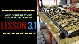 Lesson 3  Part 1  Wing Configurations and Wing Structures [upl. by Groves163]