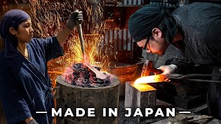 How Japanese Knives Are Made With Japans RAREST Steel [upl. by Ynolem265]