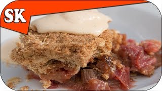 RHUBARB CRUMBLE RECIPE [upl. by Eisseb838]