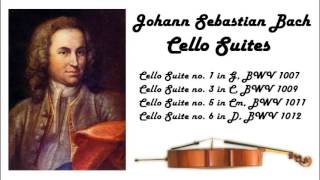 Johann Sebastian Bach  Cello suites in 432 Hz great for reading or studying [upl. by Eniamat]