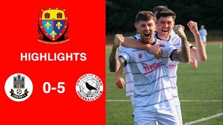 Caerleon 05 Cwmbrân Town  Gwent FA Senior cup  Quarter final highlights [upl. by Webb]