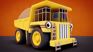 GIANT Trucks For Kids  Geckos Garage  Educational Videos For Toddlers  Cartoons For Kids [upl. by Teressa620]