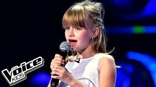 Gabrysia Piotrowska – „Kołysanka dla okruszka” – Przesłuchania w ciemno – The Voice Kids Poland [upl. by Einaoj]