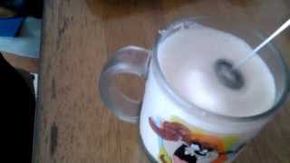 Aerolatte Review Frothing Cold Milk In Under 1 Minute [upl. by Tennies]