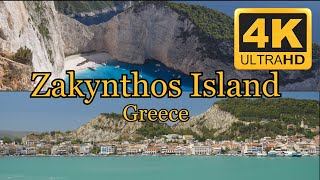 Zakynthos Island Greece 75 min in 4K [upl. by Danette264]